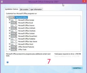Hướng dẫn cài đặt Microsoft Office 2007 Crack chi tiết