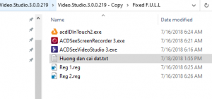 Hướng dẫn cài đặt phần mềm ACDSee Video Studio 3.0 FULL