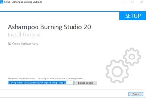 Hướng dẫn cài đặt phần mềm Ashampoo Burning Studio 20 Full