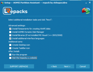 Hướng dẫn cài đặt phần mềm AOMEI Partition Assistant 9 TE chi tiết
