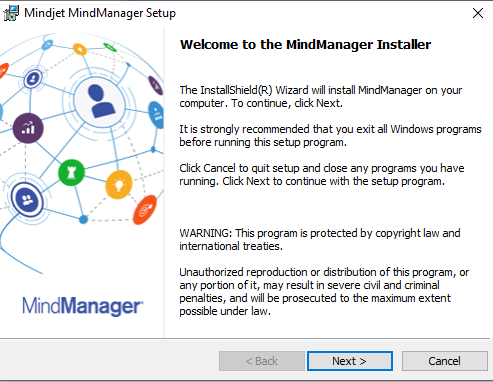 Hướng dẫn cài đặt phần mềm Mindjet Mindmanager 2019 chi tiết