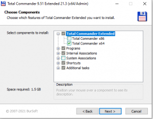 Hướng dẫn cài đặt phần mềm Total Commander 9 Extended 21.3 chi tiết