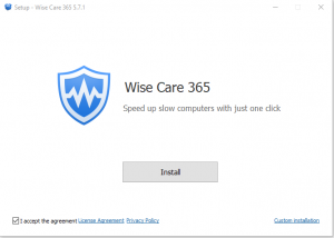 Hướng dẫn cài đặt phần mềm Wise Care 365 Pro 5.7
