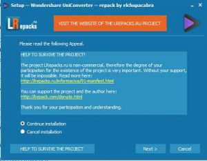Hướng dẫn cài đặt phần mềm Wondershare UniConverter 11