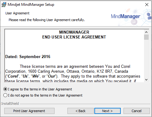Check vào ô I accept the agreement chọn Next Check vào ô I accept the agreement chọn Next