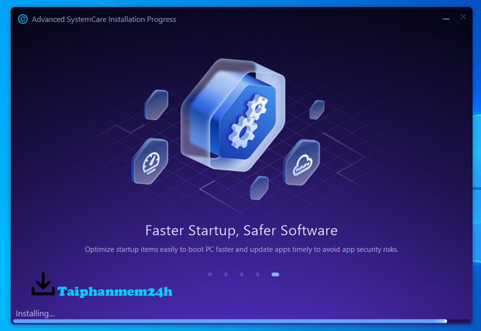 Chờ phần mềm chạy cài đặt Chờ phần mềm chạy cài đặt