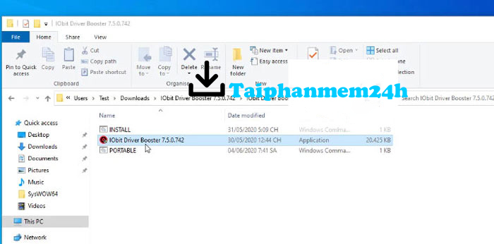 Chạy File cài đặt IObit Driver Booster Chạy File cài đặt IObit Driver Booster