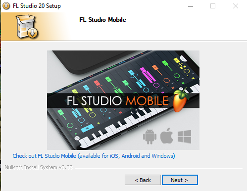 Chọn Next để cà FL Studio mobie Chọn Next để cà FL Studio mobie