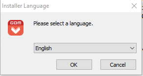 Chọn ngôn ngữ và click OK Chọn ngôn ngữ và click OK