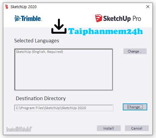 Chọn thư mục cài đặt phần mềm và nhấn Install Chọn thư mục cài đặt phần mềm và nhấn Install