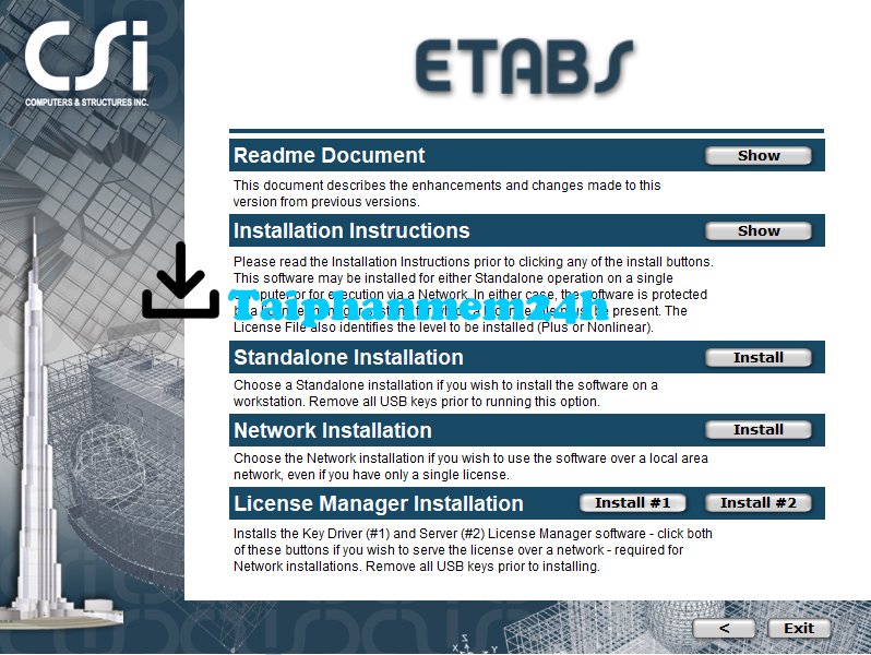 Click vào phần Install#1