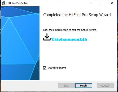 Nhấn Finish để hoàn tất cài đặt Nhấn Finish để hoàn tất cài đặt