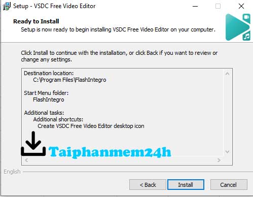 Nhấn Install để cài đặt phần mềm Nhấn Install để cài đặt phần mềm