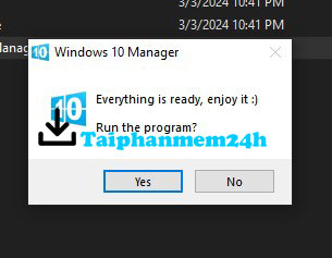 Nhấn Yes để mở phần mềm Nhấn Yes để mở phần mềm