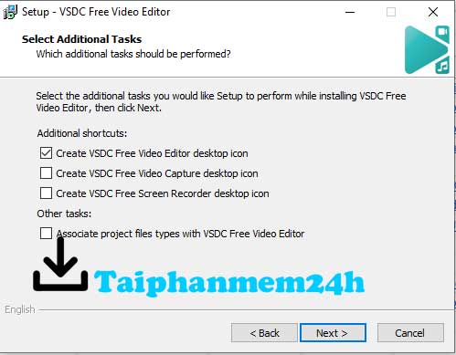 Tích như hình minh họa và nhấn Next Tích như hình minh họa và nhấn Next