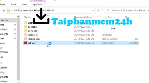Chạy File Setup để cài đặt Chạy File Setup để cài đặt