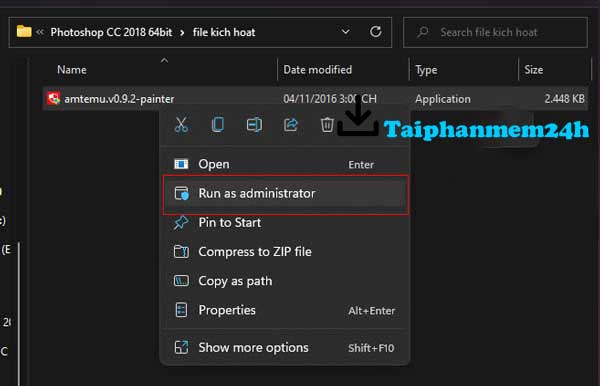 Chạy bằng quyền admin Chạy bằng quyền admin