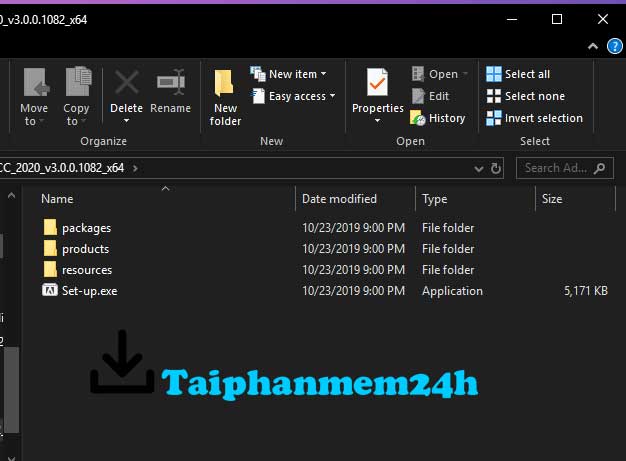 Chạy file setup Chạy file setup