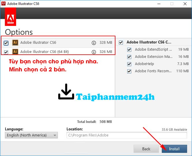 Chọn công cụ cài đặt phù hợp Chọn công cụ cài đặt phù hợp