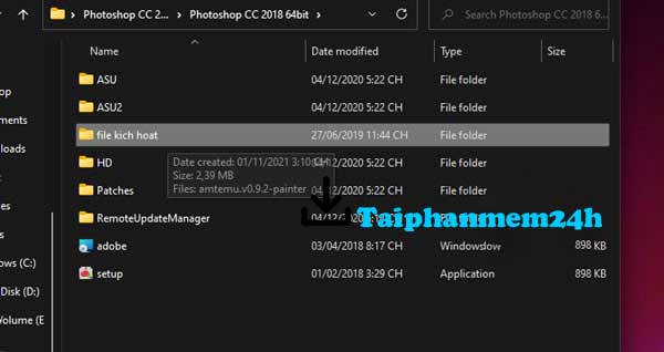 Mở file Kích hoạt Mở file Kích hoạt