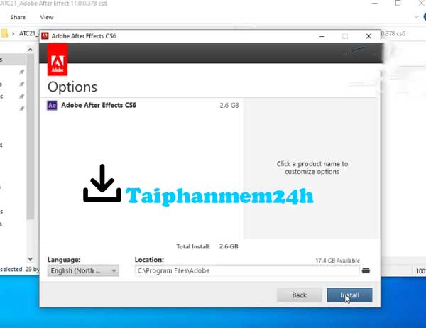 Nhấn Install để cài đặt phần mềm Nhấn Install để cài đặt phần mềm