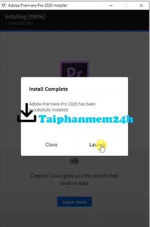 Nhấn Launch để mở phần mềm