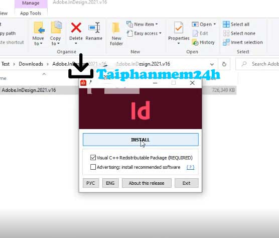 Tích chọn như hình rồi nhấn Install