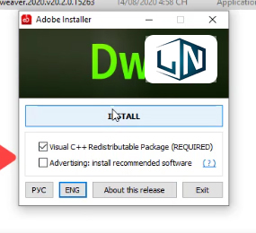 Tích như hình rồi nhấn Install Tích như hình rồi nhấn Install