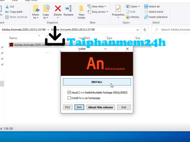 Tích chọn như hình rồi nhất Install